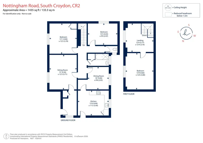 Floorplan 1 for Nottingham Road South Croydon CR2