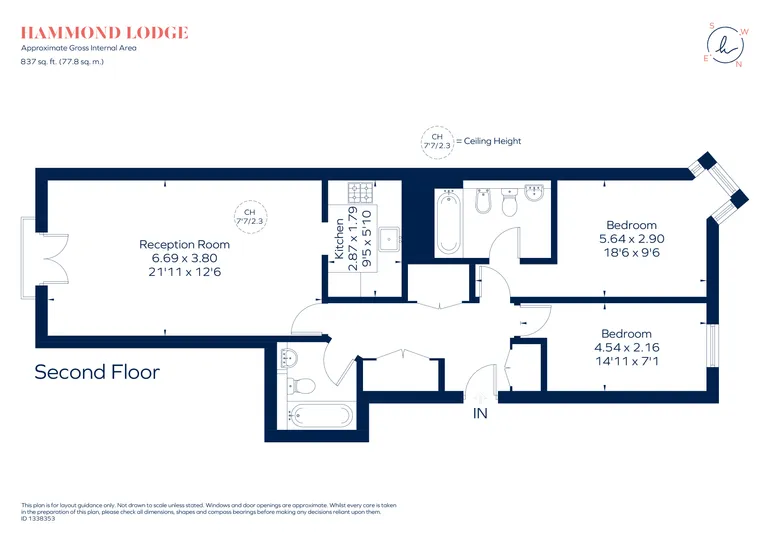 Floorplan 1 for Admiral Walk, London, W9