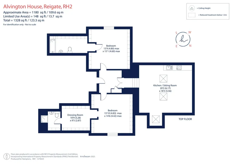 Floorplan 1 for Wray Park Road Reigate RH2