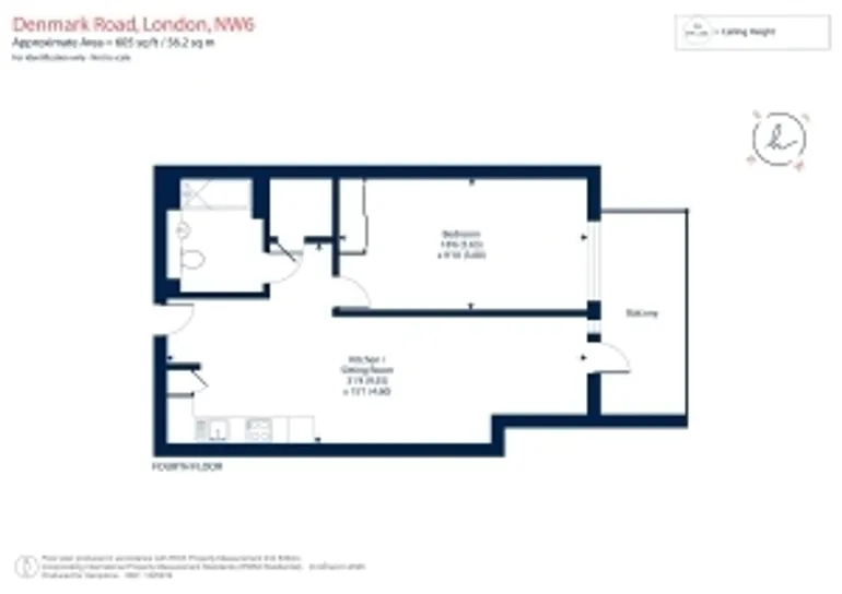 Floorplan 1 for 41 Denmark Street London NW6