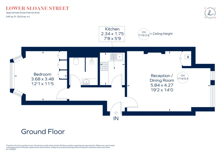 Floorplan 1 for Lower Sloane Street London SW1W