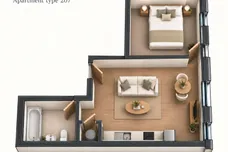 307 The Mill, Fletton Quays, Peterborough floorplan 1 out of 1