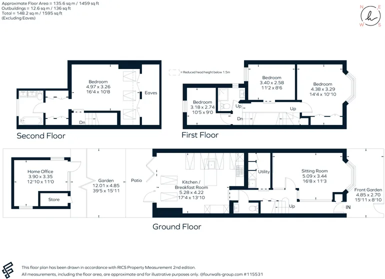 Floorplan 1 for Speldhurst Road, London, W4