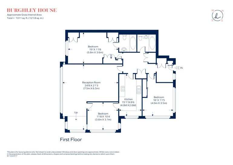 Floorplan 1 for Somerset Road, London, SW19
