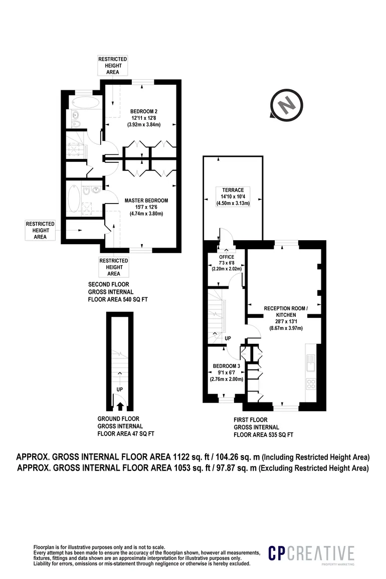 Floorplan 1 for Essex Road London N1