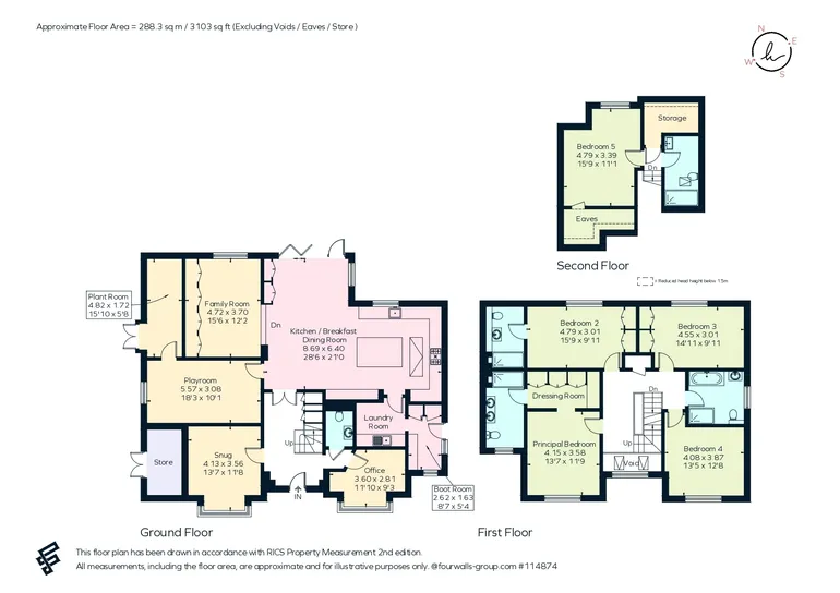 Floorplan 1 for Townsend Lane, Harpenden, AL5