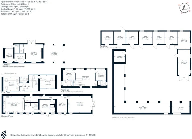 Floorplan 1 for Leighterton, Tetbury, GL8