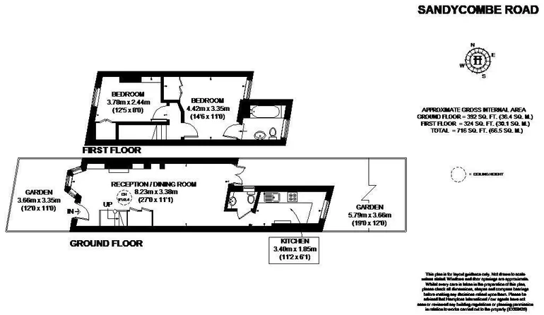 Floorplan 1 for Sandycombe Road, Richmond TW9