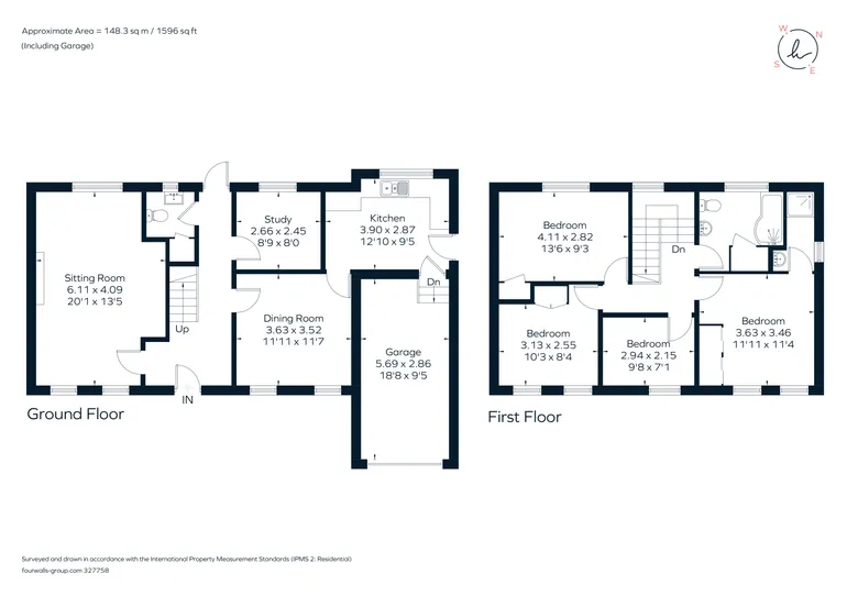 Floorplan 1 for Fairford Close Haywards Heath RH16