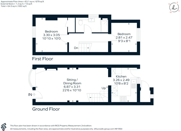 Floorplan 1 for Camden Place Bourne End SL8