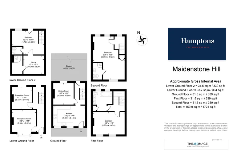 Floorplan 1 for Maidenstone Hill, Greenwich, SE10