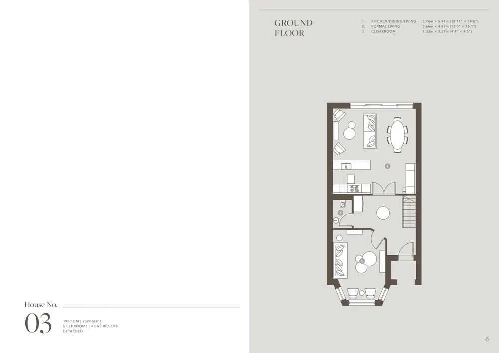 Floorplan for Leopold Road, London, W5