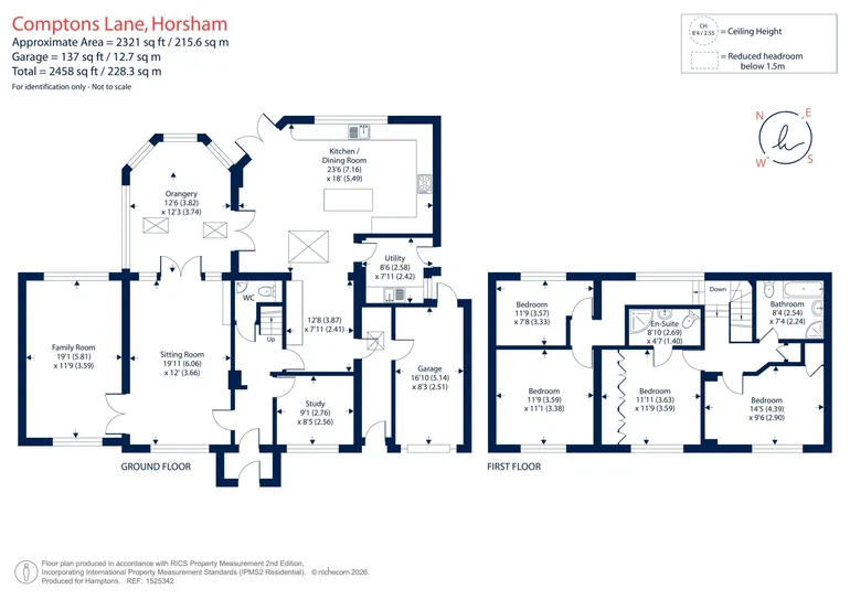 Floorplan 1 for Comptons Lane, Horsham, RH13