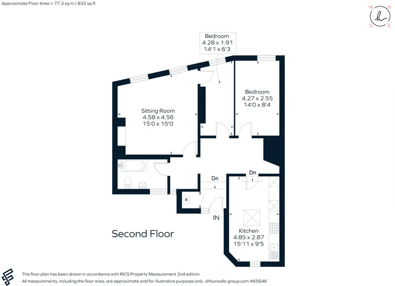 Floorplan 1 for Fore Street, Hertford, SG14