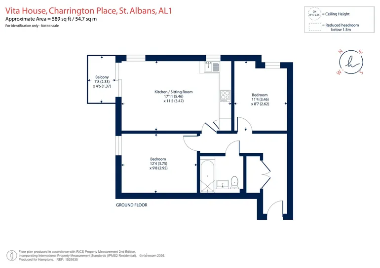 Floorplan 1 for Charrington Place St. Albans AL1