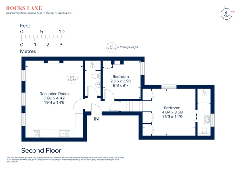 Floorplan 1 for Rocks Lane SW13