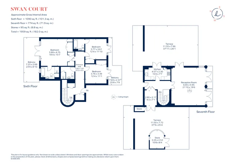 Floorplan 1 for Swan Court, St Katharine Docks, E1W