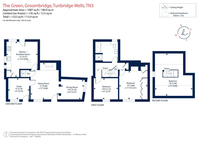 Floorplan 1 for The Green, Groombridge, TN3