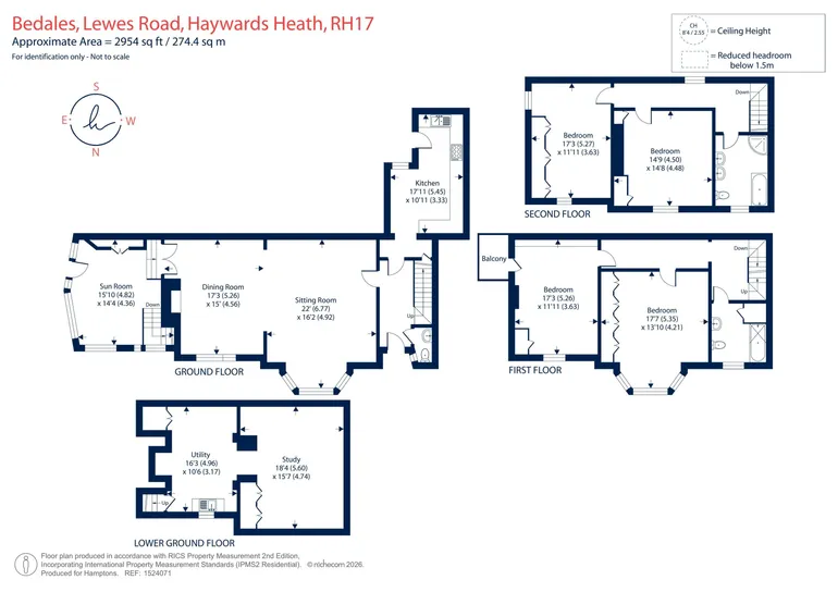Floorplan 1 for Lewes Road, Haywards Heath, RH17