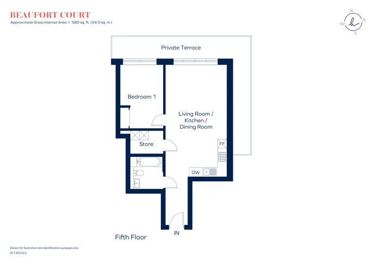 Floorplan 1 for Maygrove Road, London, NW6