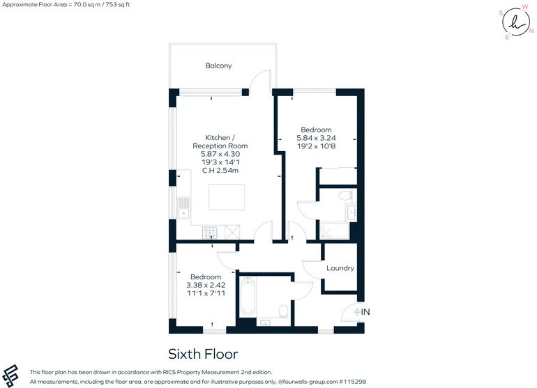 Floorplan 1 for Banister Road London W10
