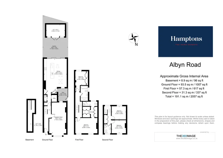 Floorplan 1 for Albyn Road, London, SE8
