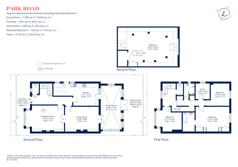 Floorplan 1 for Park Road, Kingston Upon Thames, KT2