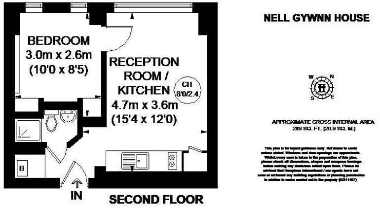 Floorplan 1 for Nell Gwynn House, Sloane Avenue London SW3