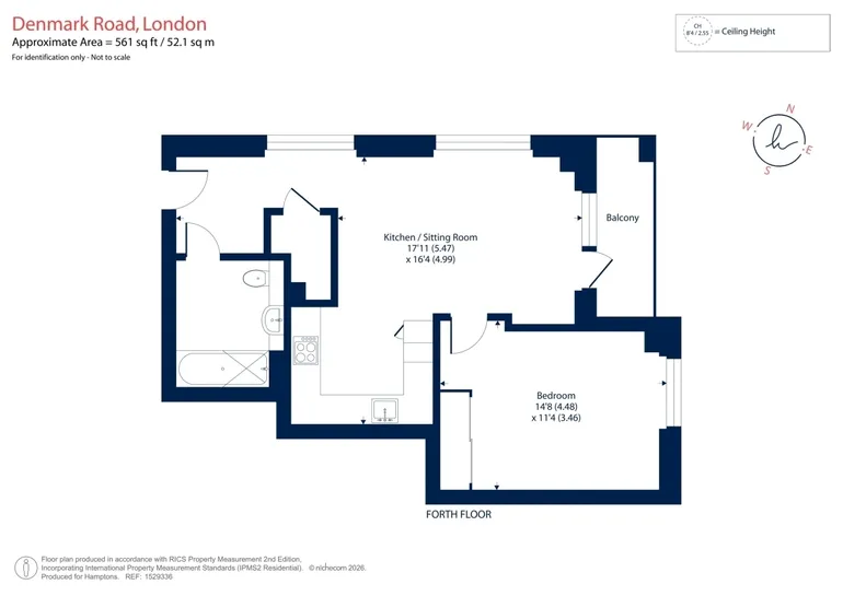 Floorplan 1 for 41 Denmark Road London NW6