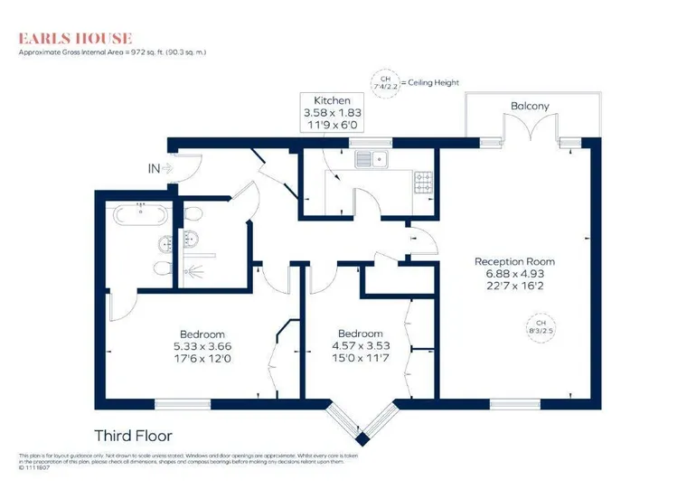 Floorplan 1 for Strand Drive Kew TW9