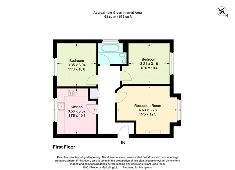 Floorplan 1 for Evensyde, Croxley Green