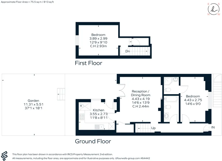 Floorplan 1 for Shirland Road Maida Vale W9