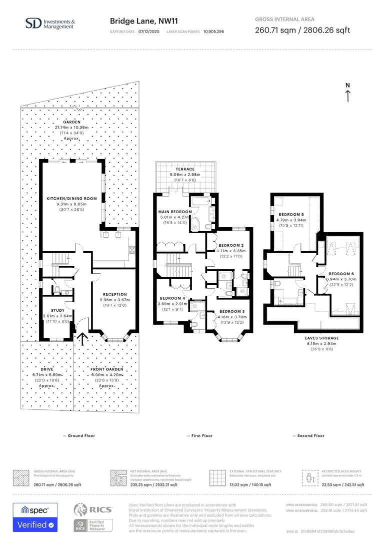 Floorplan 1 for Bridge Lane London NW11
