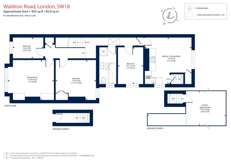 Floorplan 1 for Waldron Road London SW18