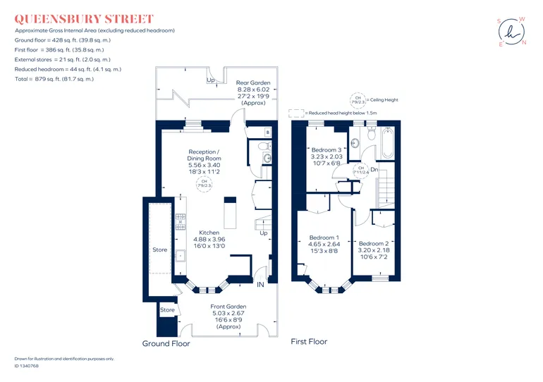 Floorplan 1 for Queensbury Street, London, N1