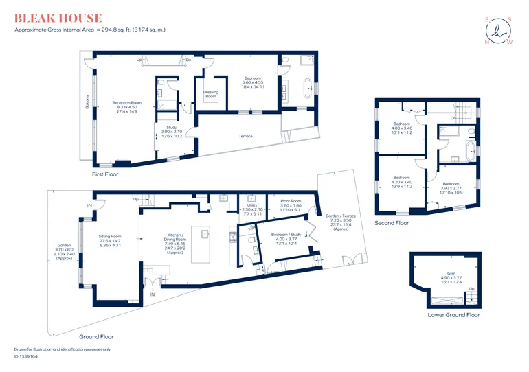 Floorplan 1 for Embankment, London, SW15