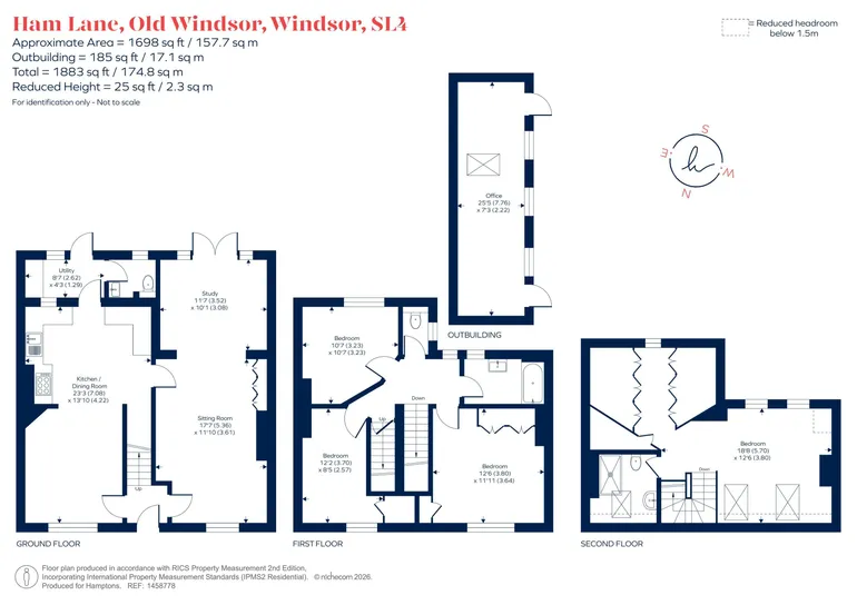 Floorplan 1 for Ham Lane, Windsor, SL4