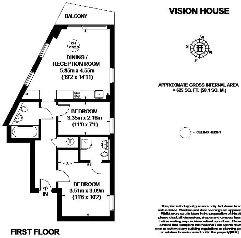 Floorplan 1 for Peerless Street London EC1V