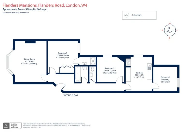 Floorplan 1 for Flanders Road London W4