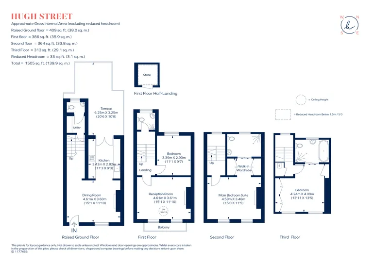 Floorplan 1 for Hugh Street, London, SW1V