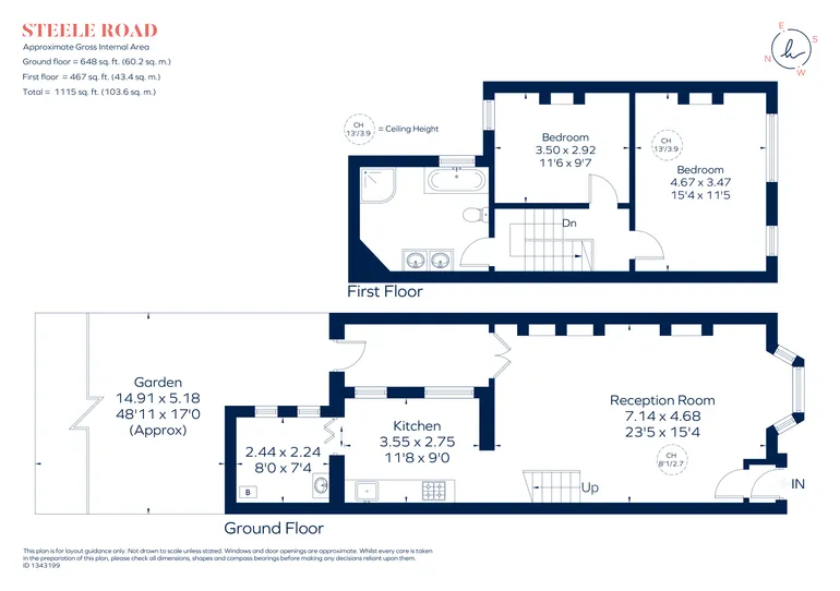Floorplan 1 for Steele Road, London, N17