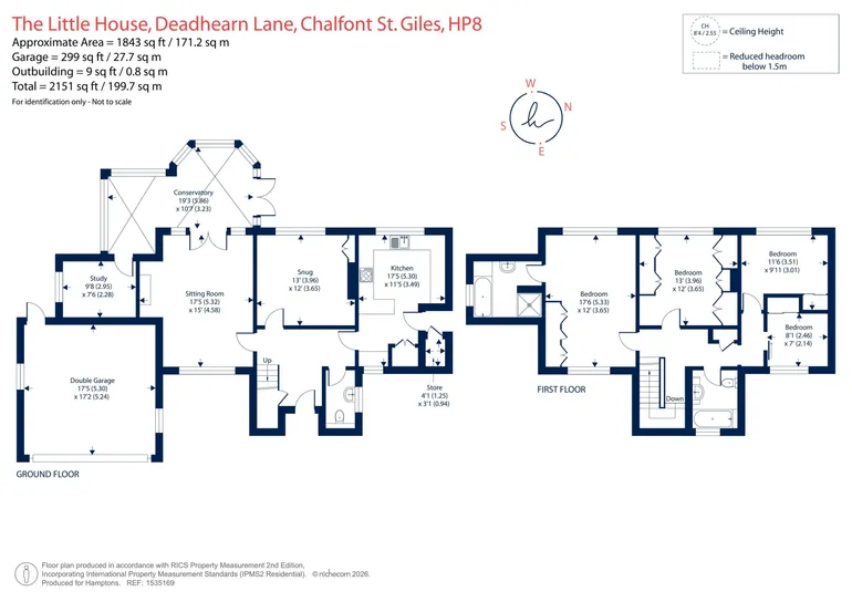 Floorplan 1 for Deadhearn Lane, Chalfont St. Giles, HP8