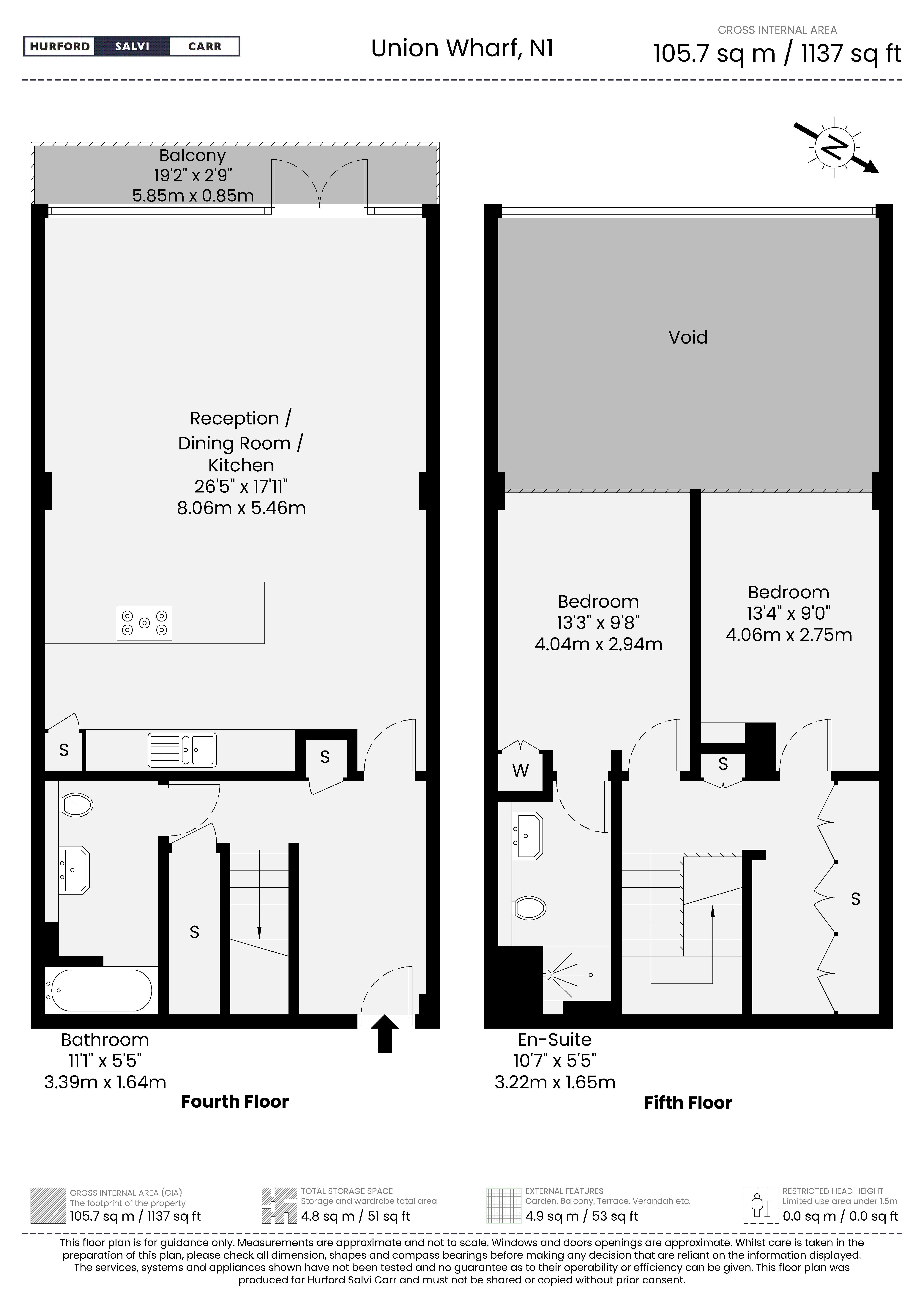 Union Wharf, 23 Wenlock Road, LONDON,, N1 floorplan