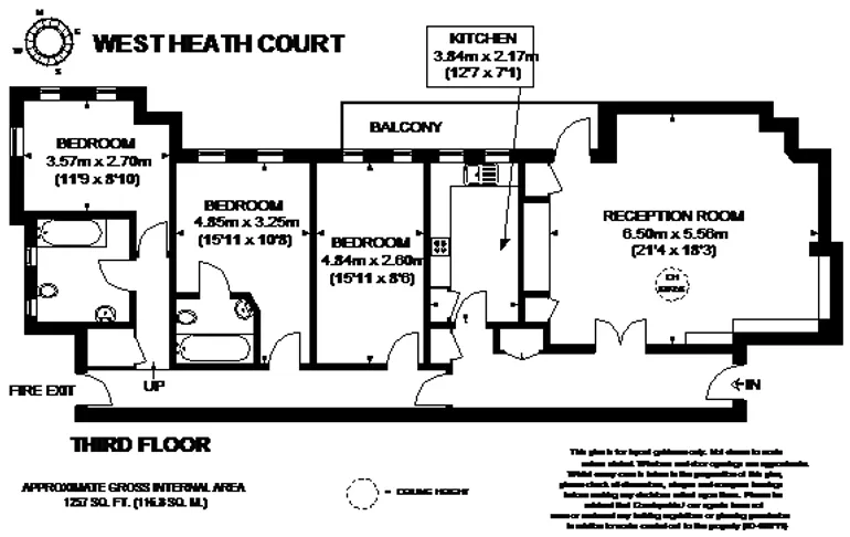 Floorplan 1 for North End Road Golders Green NW11