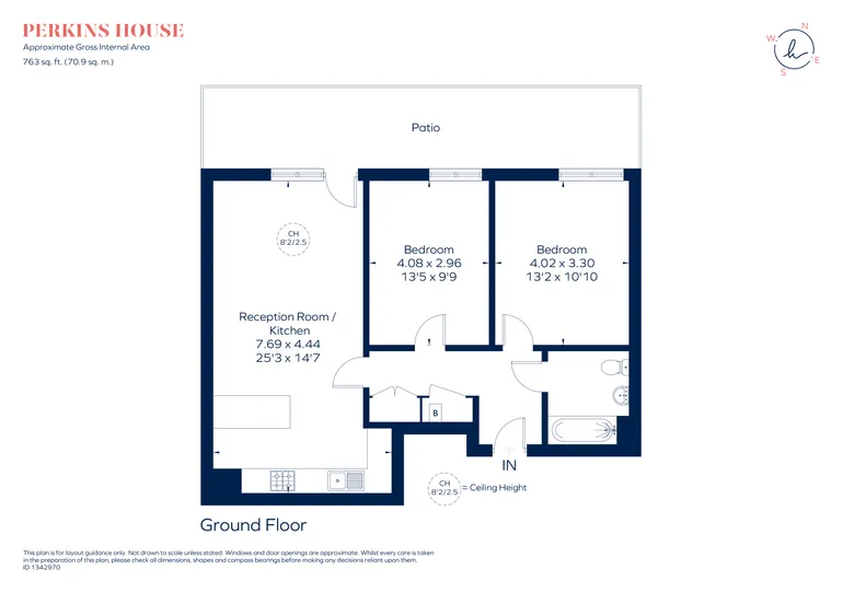 Floorplan 1 for Tudway Road, London, SE3