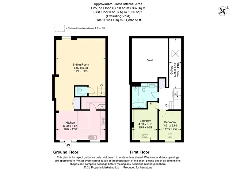 Floorplan 1 for Waterside, Chesham, HP5