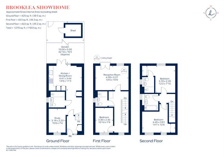 Floorplan 1 for Brooklea, Altbury, 1 Datum Drive Didcot OX11