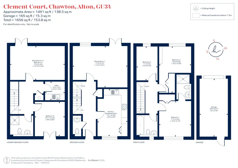 Floorplan 1 for Clement Court, Chawton, GU34