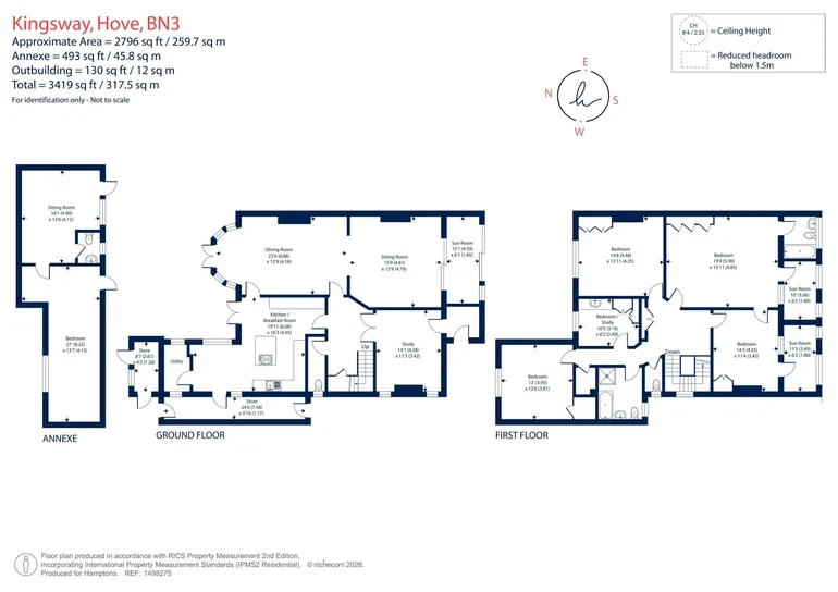 Floorplan 1 for Kingsway, Hove, BN3