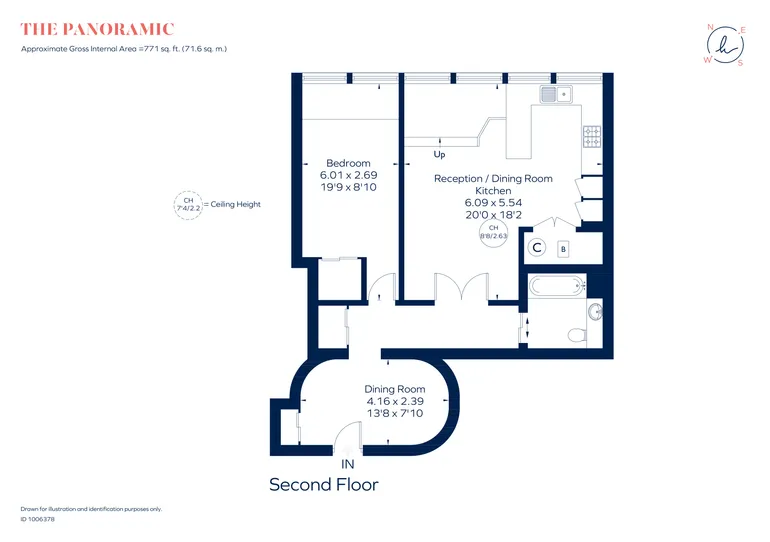 Floorplan 1 for Grosvenor Road London SW1V
